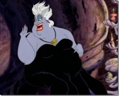 Name Ursula Film The Little Mermaid Age Middle aged white hair